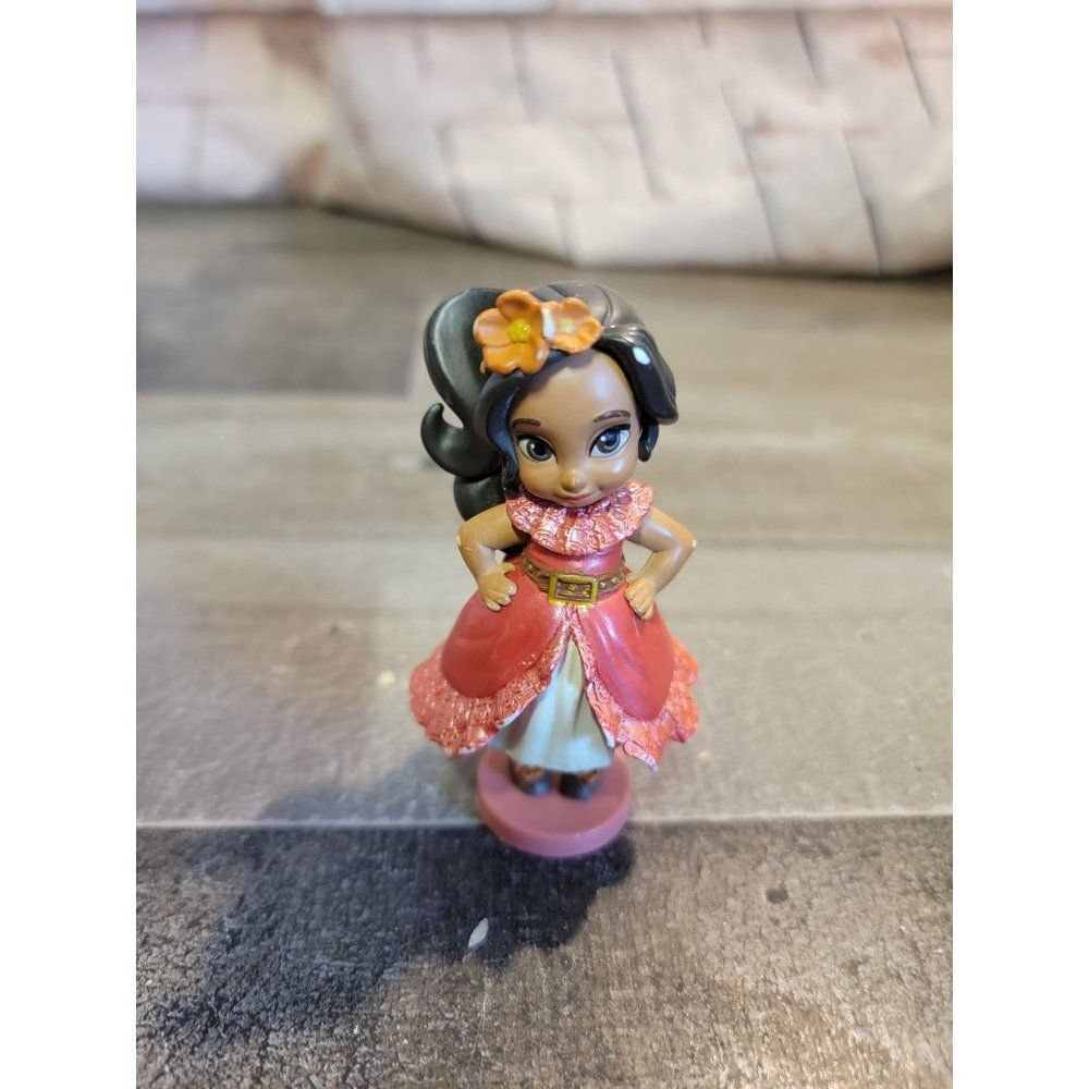 Disney toddler girl red dress flower toy figure